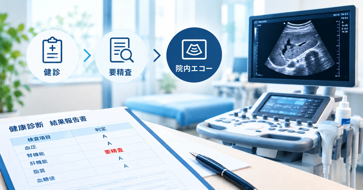 健診後の精密検査を「院内で完結」させるメリット ― 患者さんと経営、両方の視点から